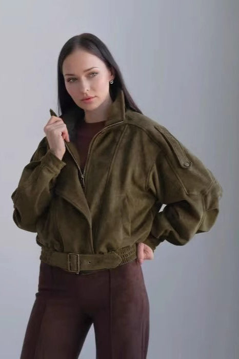 Brown Relaxed Fit Vintage Jacket