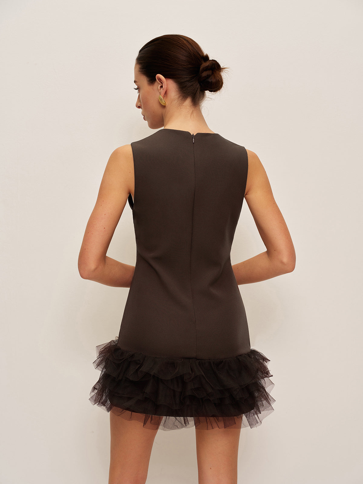 Ruffled Hem Sleeveless Dress Dresses