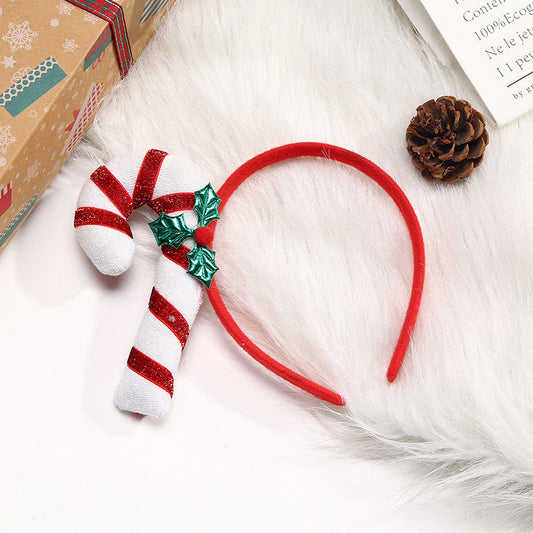 Christmas Cartoon Elf Hat Kids Adult Party Hair Accessory