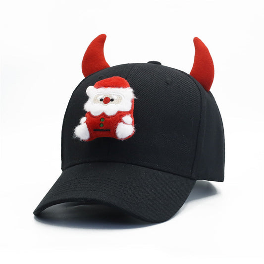 Demonic Horn Adjustable Peak Christmas Hat