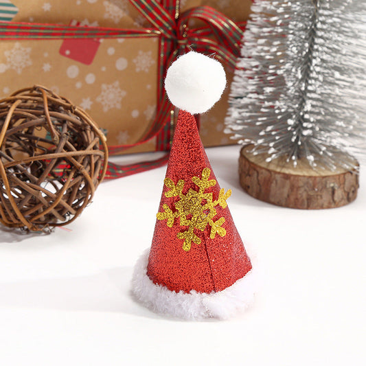 Festive 3D Santa Hat Adorable Hair Accessory