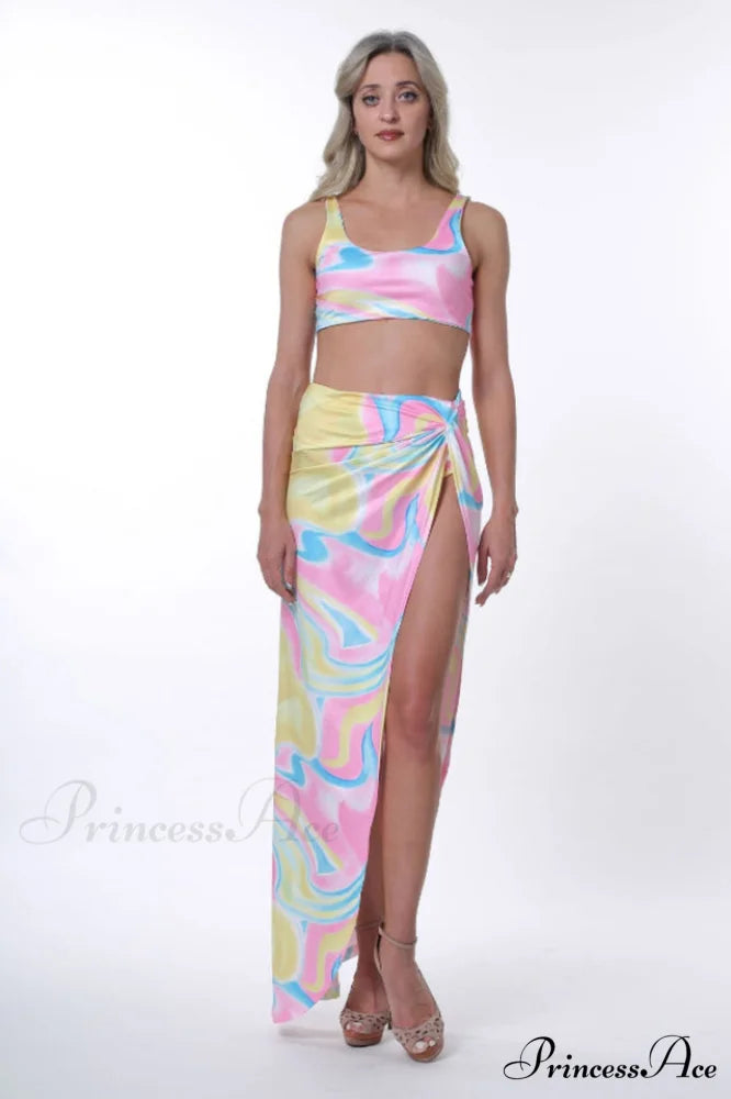 A In Girls Charming Cover Up Set S / 1#