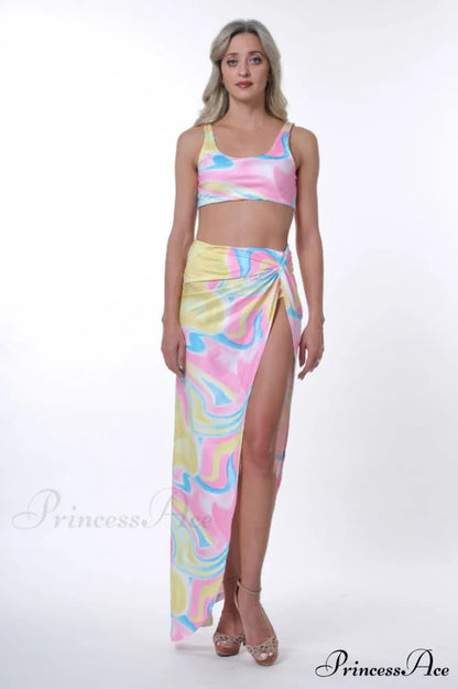 A In Girls Charming Cover Up Set S / 1#