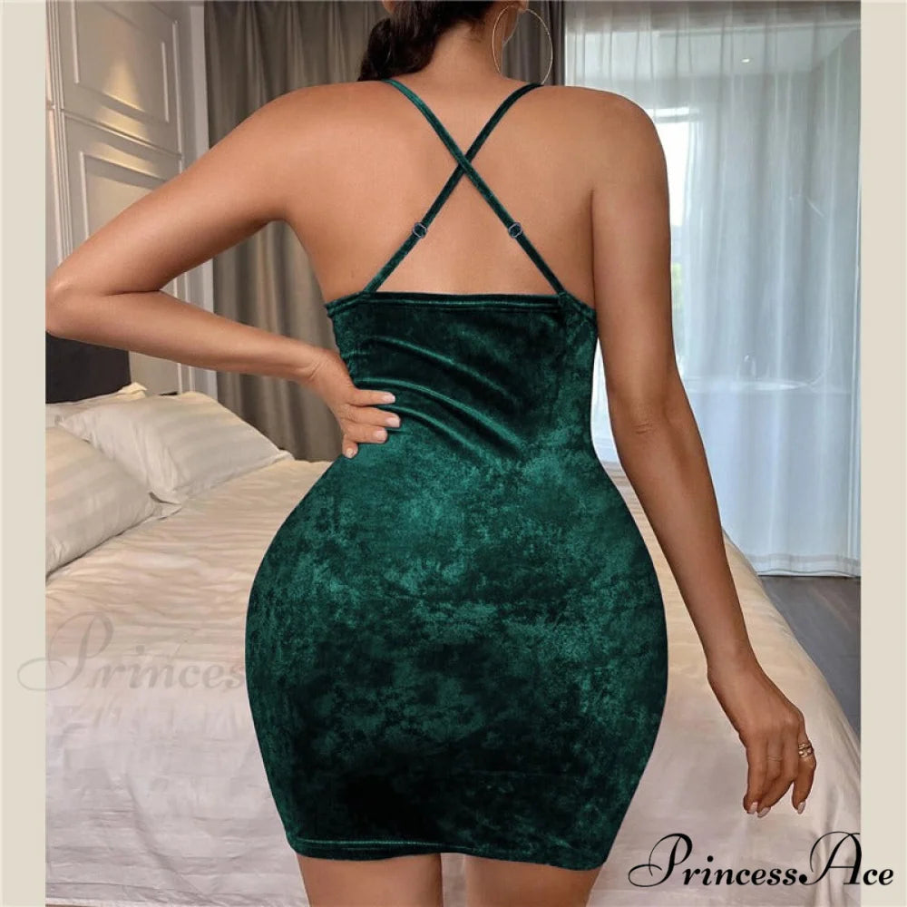 A Velvet Vibe Charming Floral Mini Dress