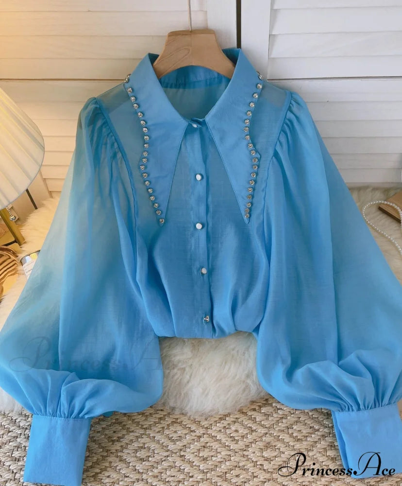 Abigail Women’s Blouse blue / One Size