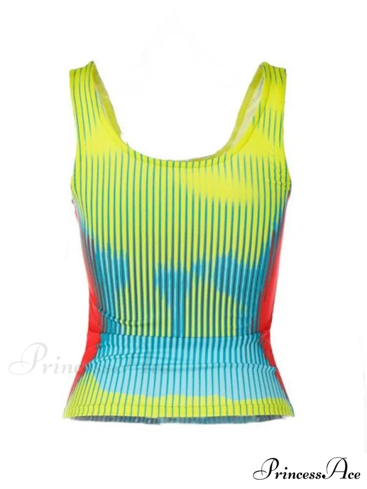 Abstract Line Print Trendy Tee Mini Dress