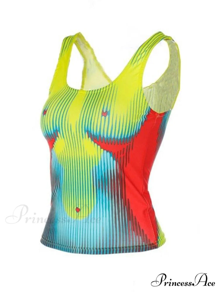 Abstract Line Print Trendy Tee Mini Dress