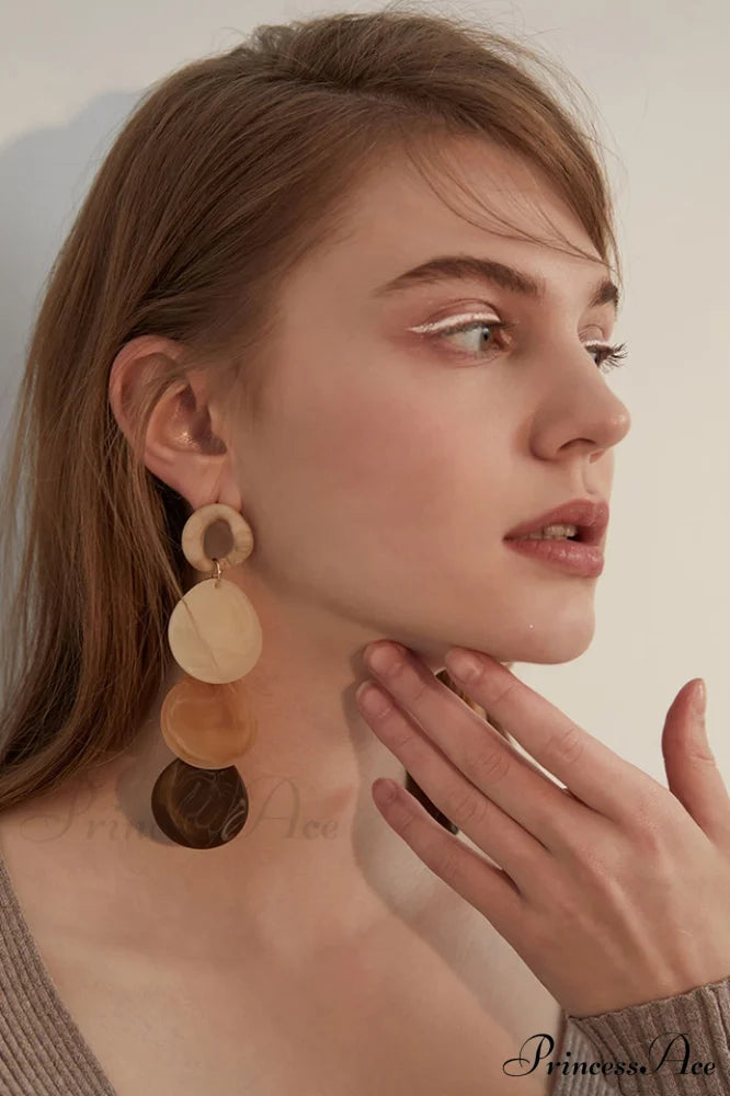 Acrylic Elegant Long Earrings Picture