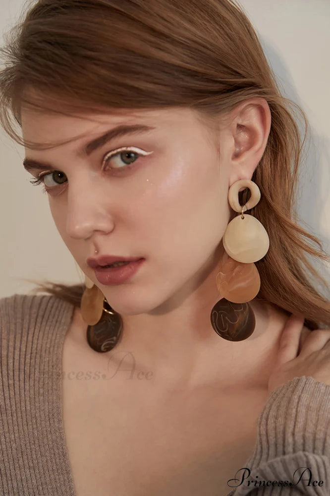 Acrylic Elegant Long Earrings Picture