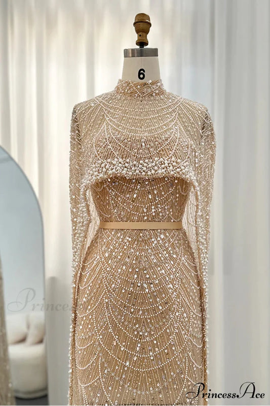 Alexandra Pearl Graceful Embellished Maxi Dress