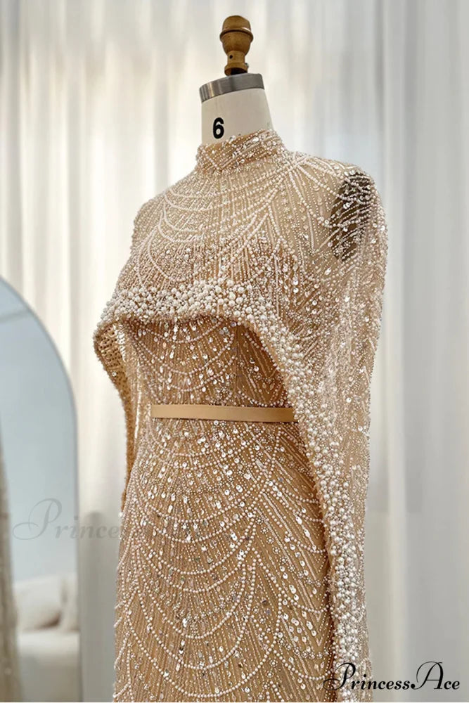 Alexandra Pearl Graceful Embellished Maxi Dress