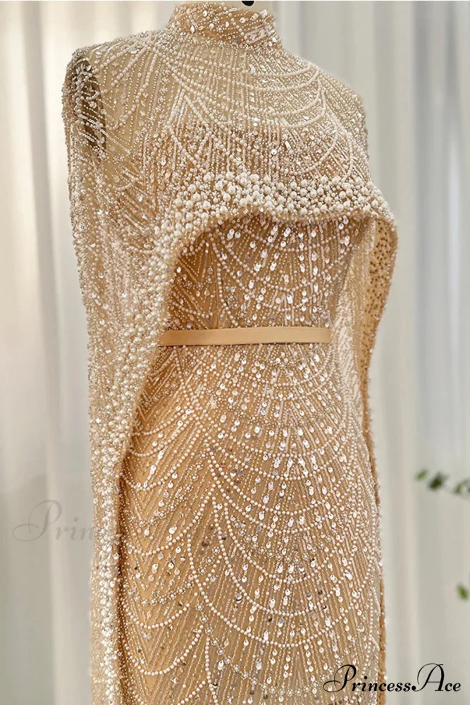 Alexandra Pearl Graceful Embellished Maxi Dress