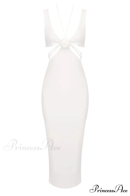 Alize Flower Stylish Embellished Maxi Dress