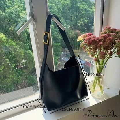 All-Match Simple Synthetic Leather Shoulder Bag shoulder-250126