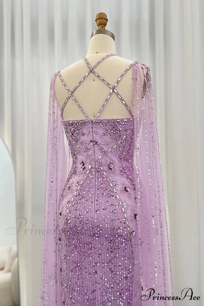 Alyce Beaded Graceful Maxi Dress