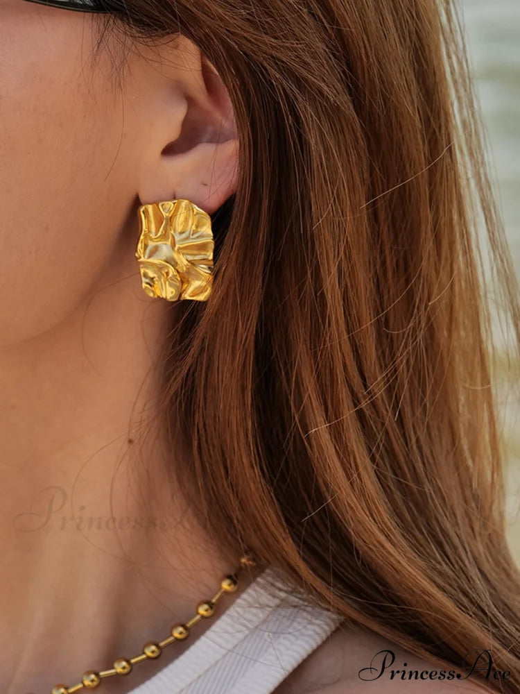 Amalfi Charming Coast Earrings Golden / One Size