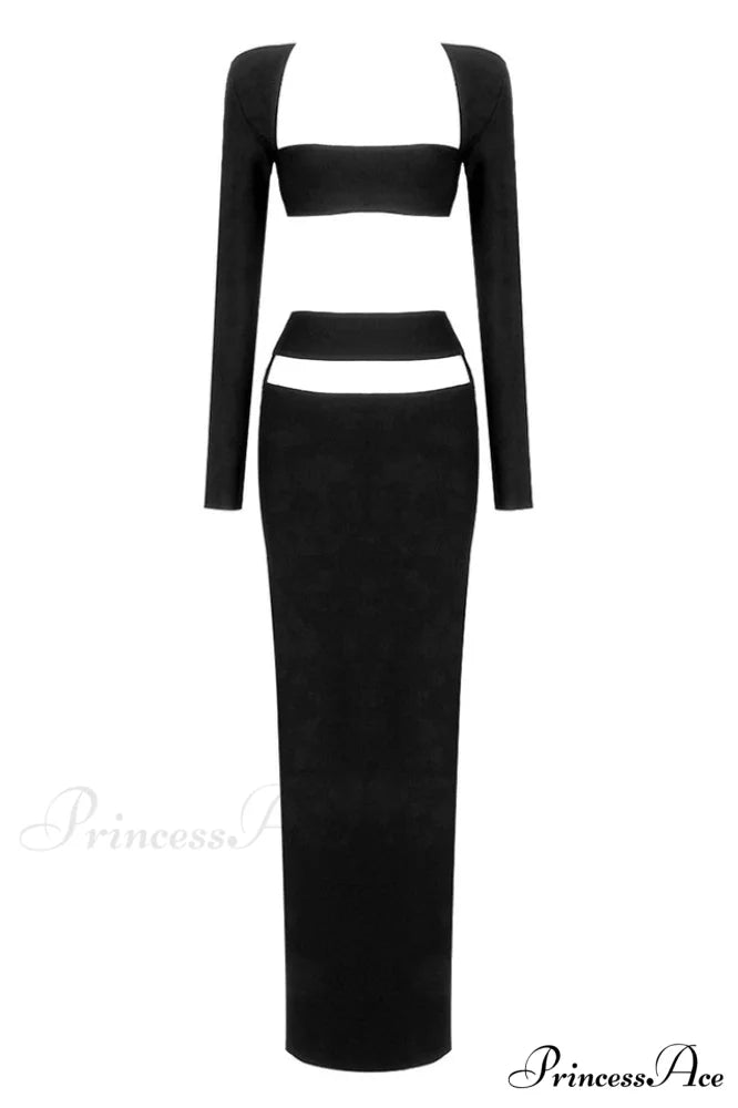Amara Elegant Cutout Set XS / Black