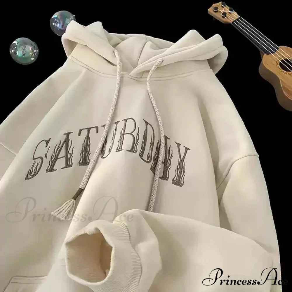 American Blaze Print Y2K Hoodie hoodies-241228