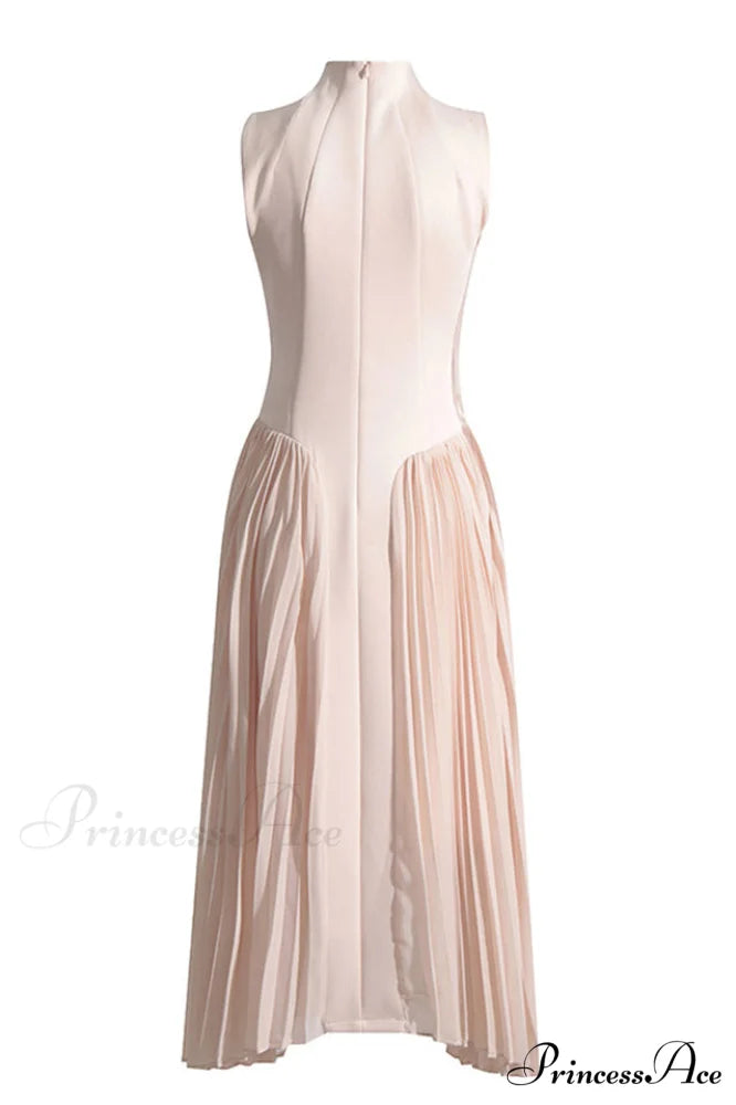 Amira Highend Stylish Sleeveless Pleated Dress