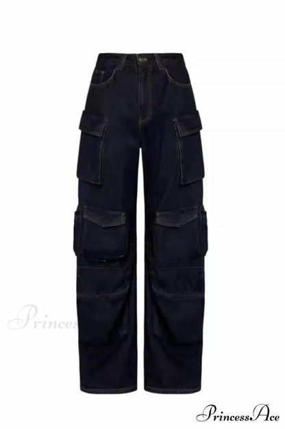 Amiri Wide-Leg Stylish Work Jeans S / Black