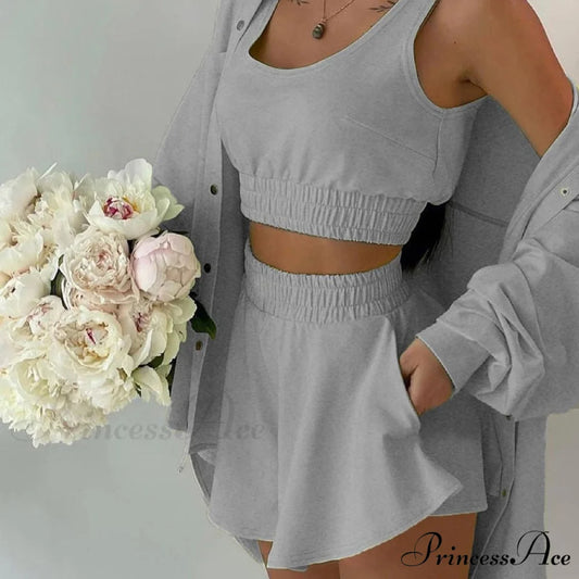 and Hoodie - Tracksuit Outfits Sweat Brief Pants Joggers Women’s Femme Sweatpants with Oversize Set Suit 2-piece set / S