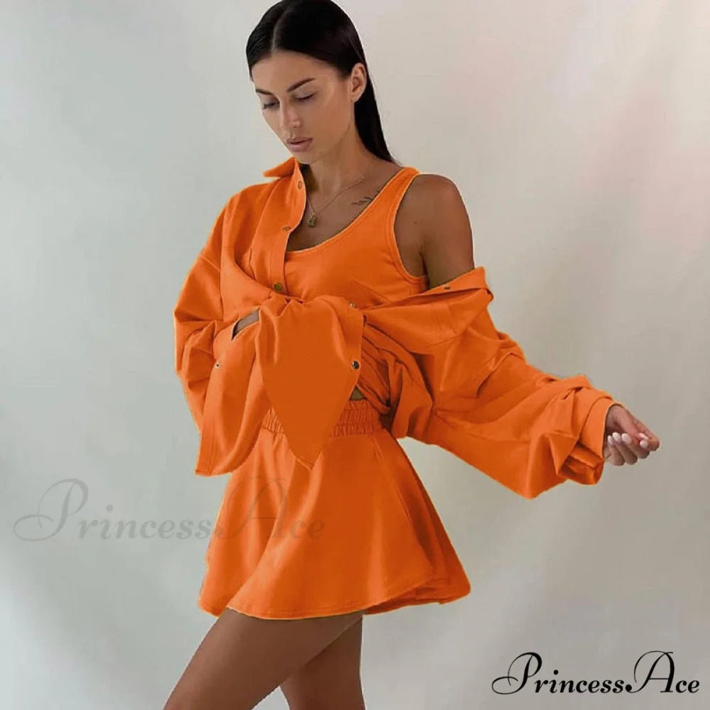 and Hoodie - Tracksuit Outfits Sweat Brief Pants Joggers Women’s Femme Sweatpants with Oversize Set Suit 3-piece set-02