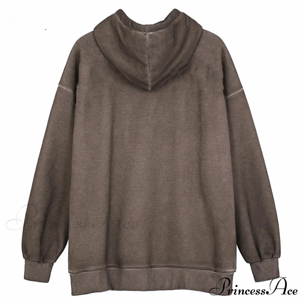 Angel Dark Print Streetwear Hoody Jacket