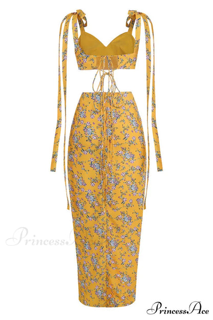 Annabella Floral Stylish Two Piece Set