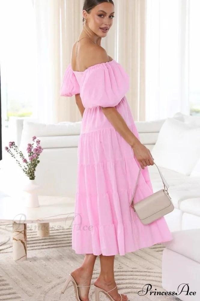 Anne Elegant Tiered Dress