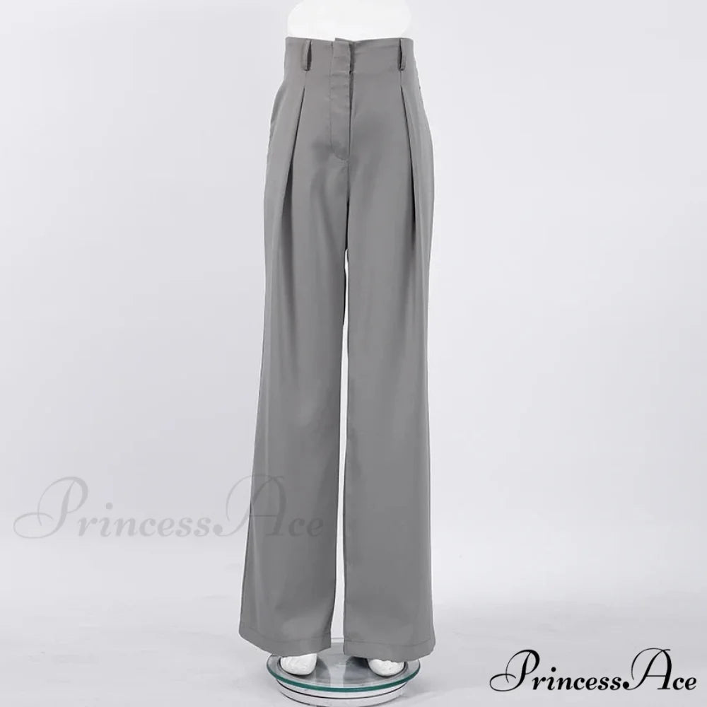 ANTIA Elegant TROUSERS Gray / L