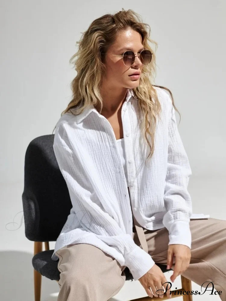 Antique Baggy Blouse blouse-250223