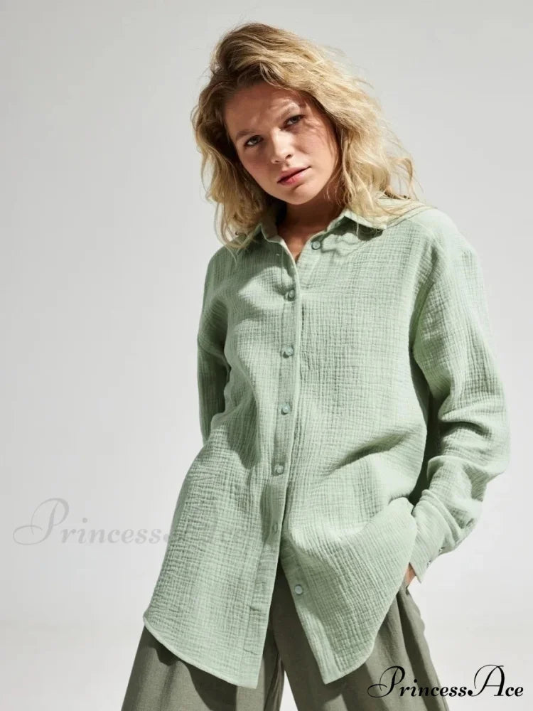 Antique Baggy Blouse blouse-250223