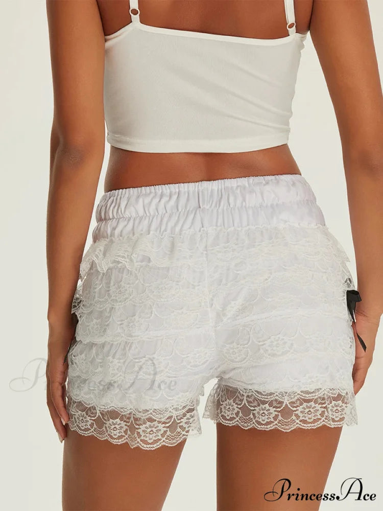 Antique Frill Lace Bloomer Short short-250223