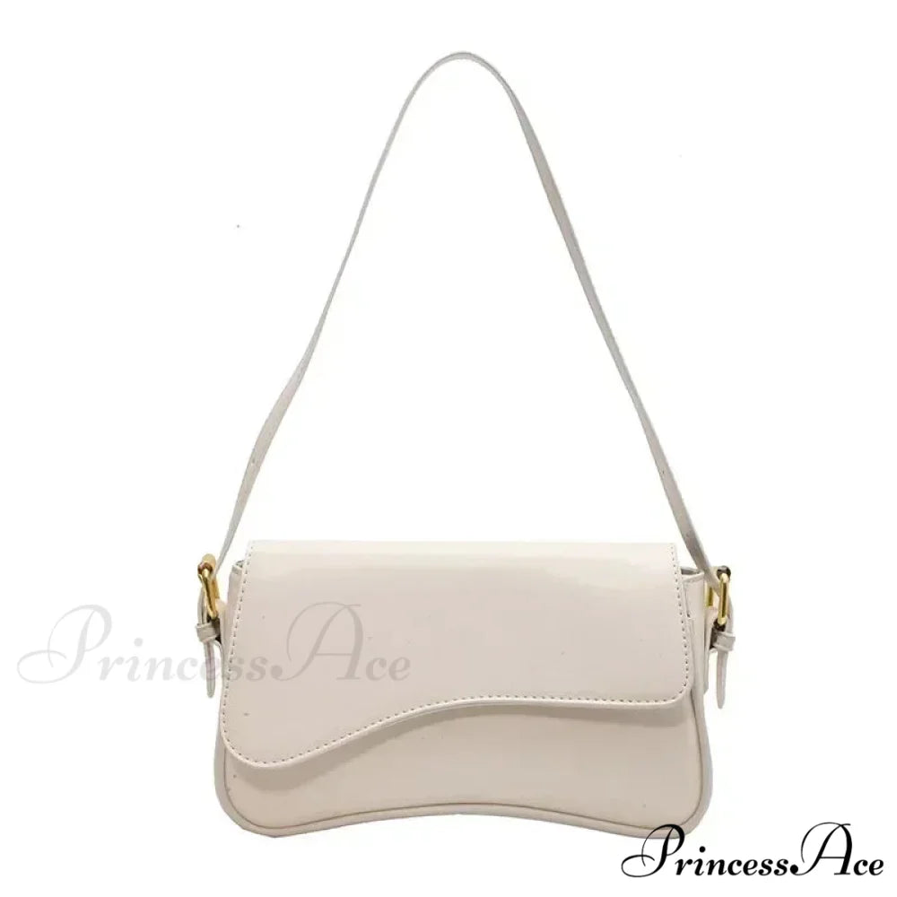 Antique Leather Designer Crossbody Shoulder Bag White shoulder-250126