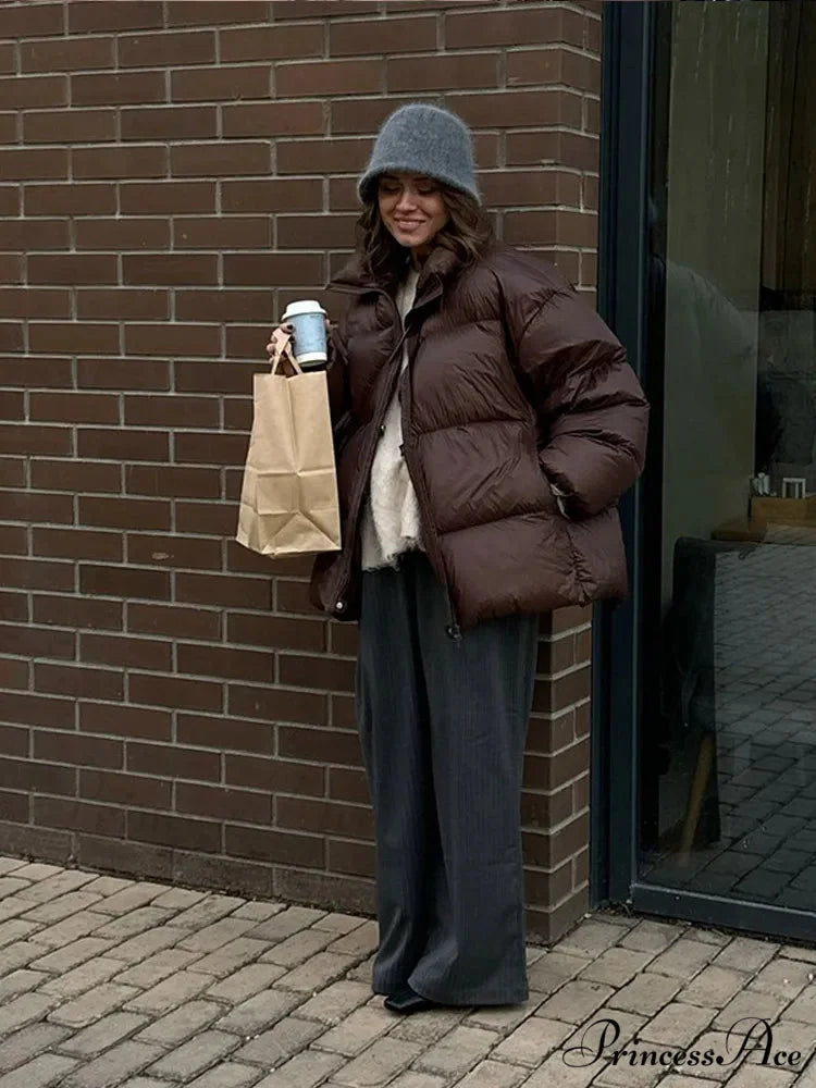 Antique Tan Generous Cotton Coat coats-241228