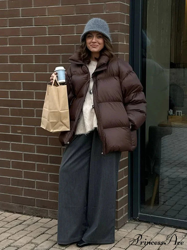 Antique Tan Generous Cotton Coat coats-241228