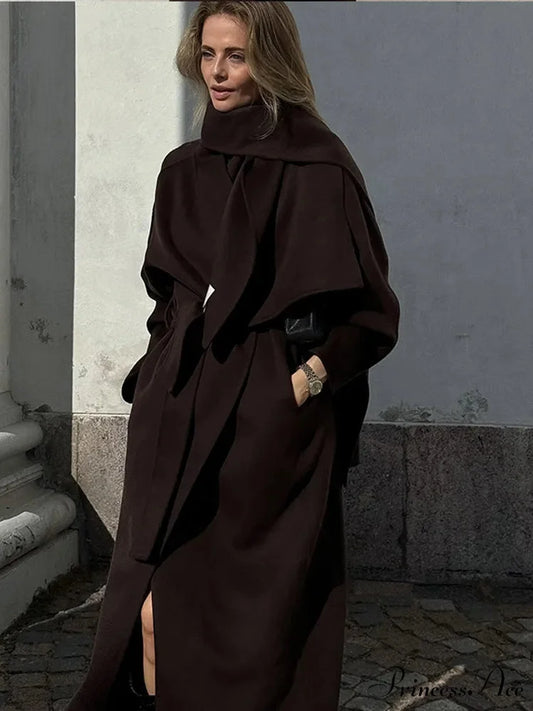 Antique Tan Wool Mix coat coats-241228