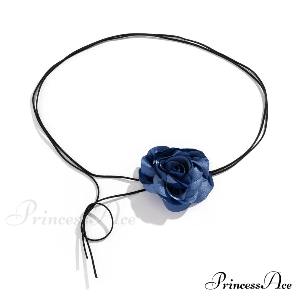applique waist chain with self Flower tie