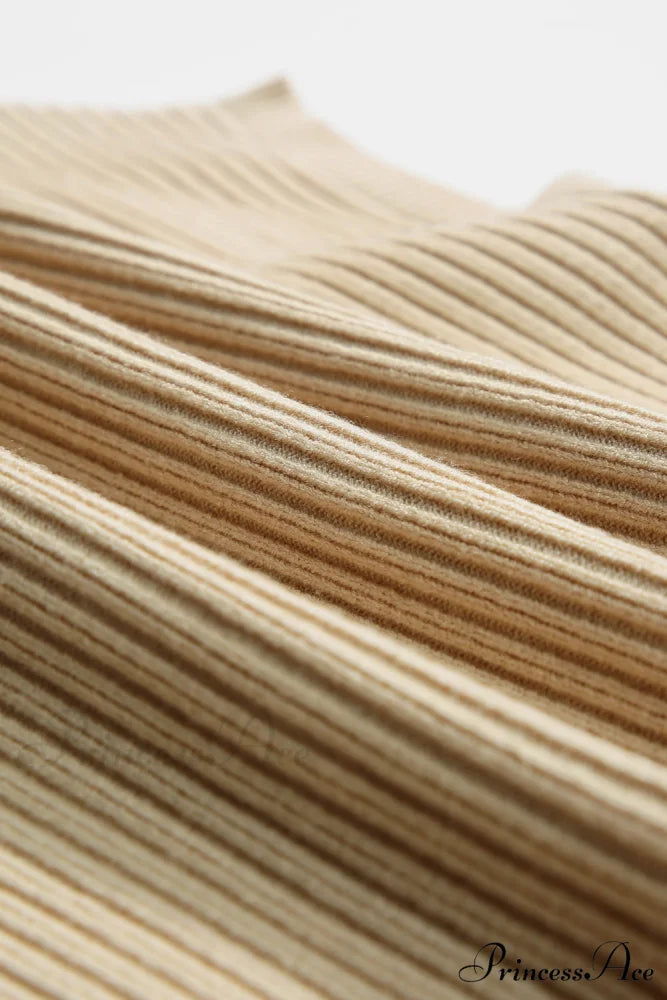 Arm Oatmeal Brief Knit Patch Ribbed with Sweater Pocket