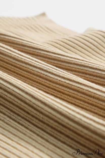 Arm Oatmeal Brief Knit Patch Ribbed with Sweater Pocket