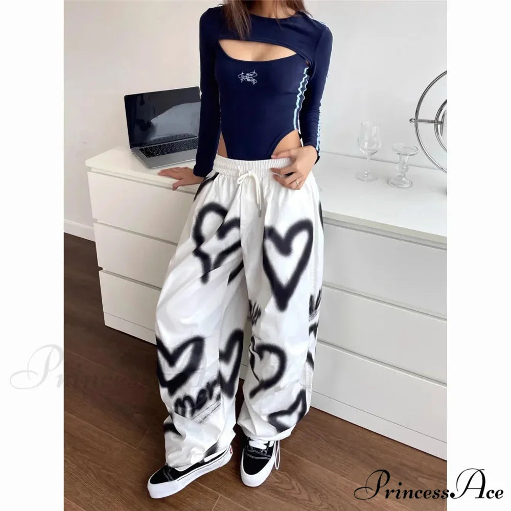 Artistic Wide Leg Flexible Drawstring Jogging Pant pant-250223