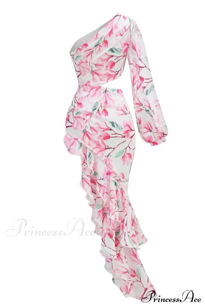 Asfrid Printed Stylish Maxi Dress
