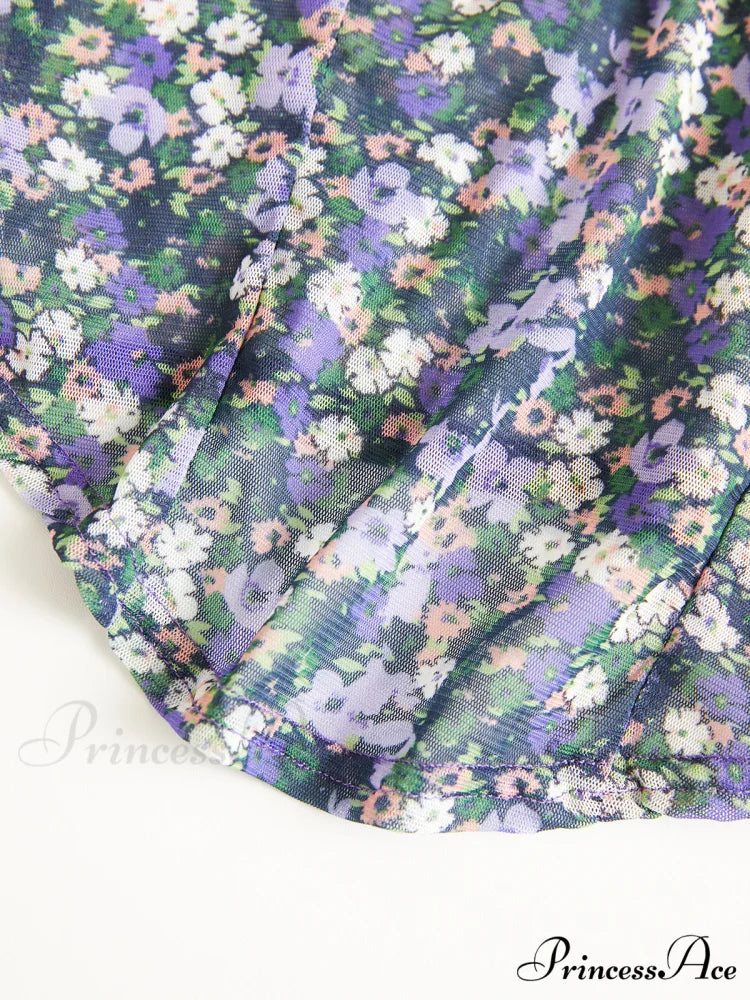 Asymmetric Long Graceful Sleeve Crop Top