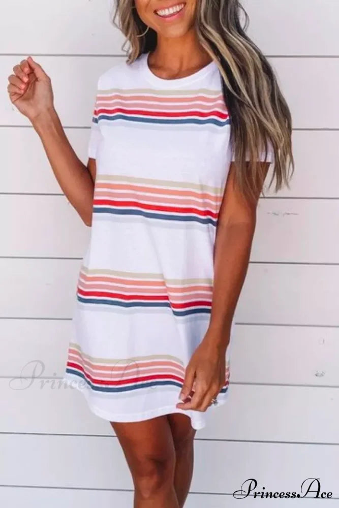 Asymmetrical Stylish Loose Sleeveless Modern Maxi Dress (3 Colors) white / L