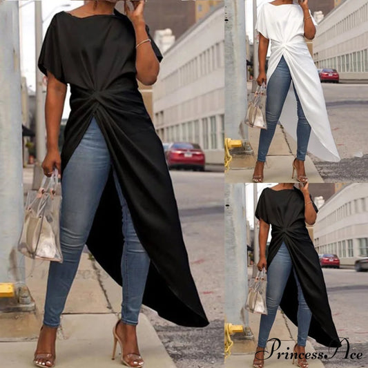 Asymmetrical Summer Casual Sexy Blouse