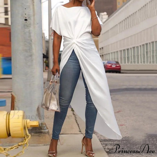 Asymmetrical Summer Casual Sexy Blouse