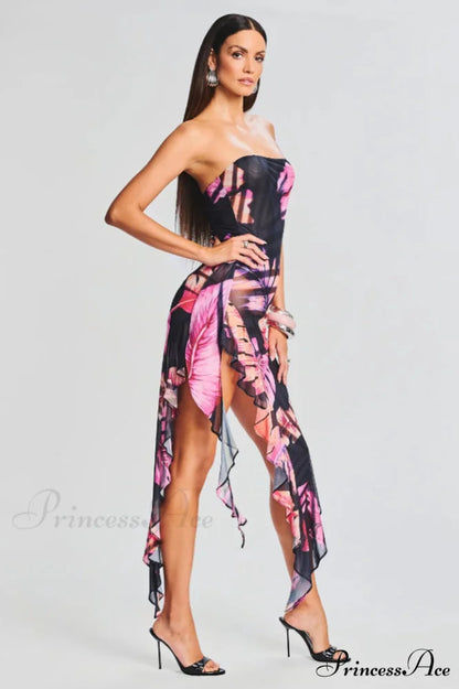 Atlas Tropical Stylish Leaf Dress