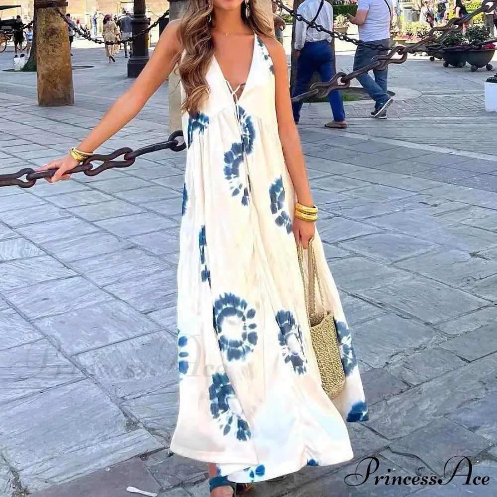 Attractive Open-Back Bohemian Gown bohodress-250126