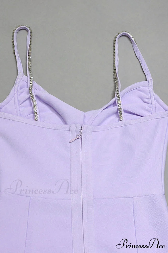 Aurelian Embellished Strap Charming Cut Out Dress