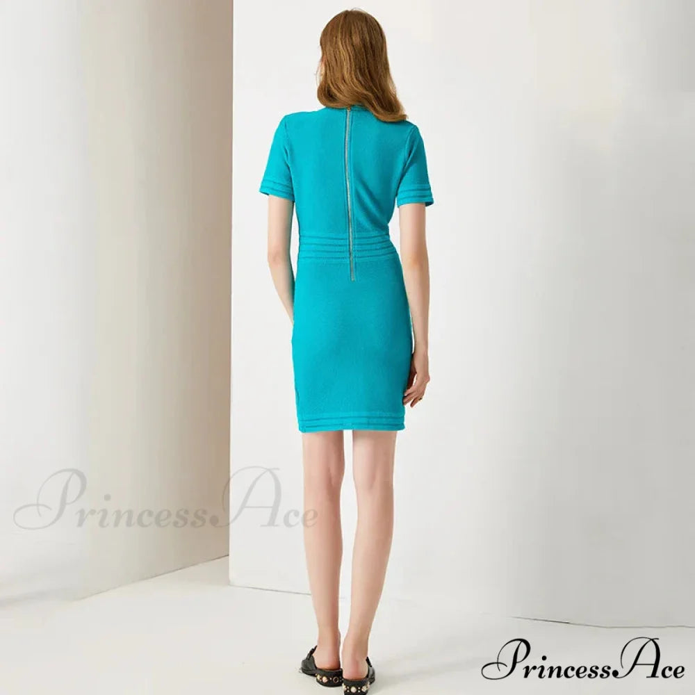 AURETA KNITTED Stylish MINI DRESS